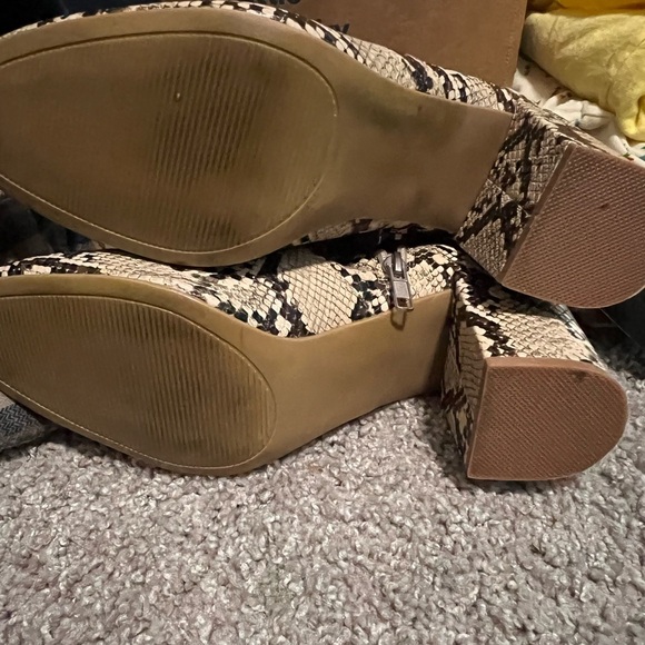 Snakeskin Ankle Boots - Picture 11 of 11